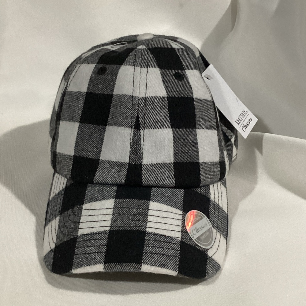 KBETHOS Monochrome Plaid Cap